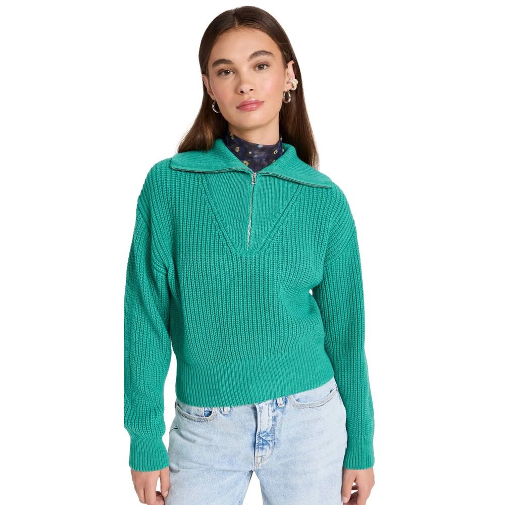 Baum Und Pferdgarten Teal Wool Sweater